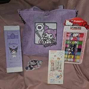 Kuromi and Hello Kitty Bundle - Lavendar
